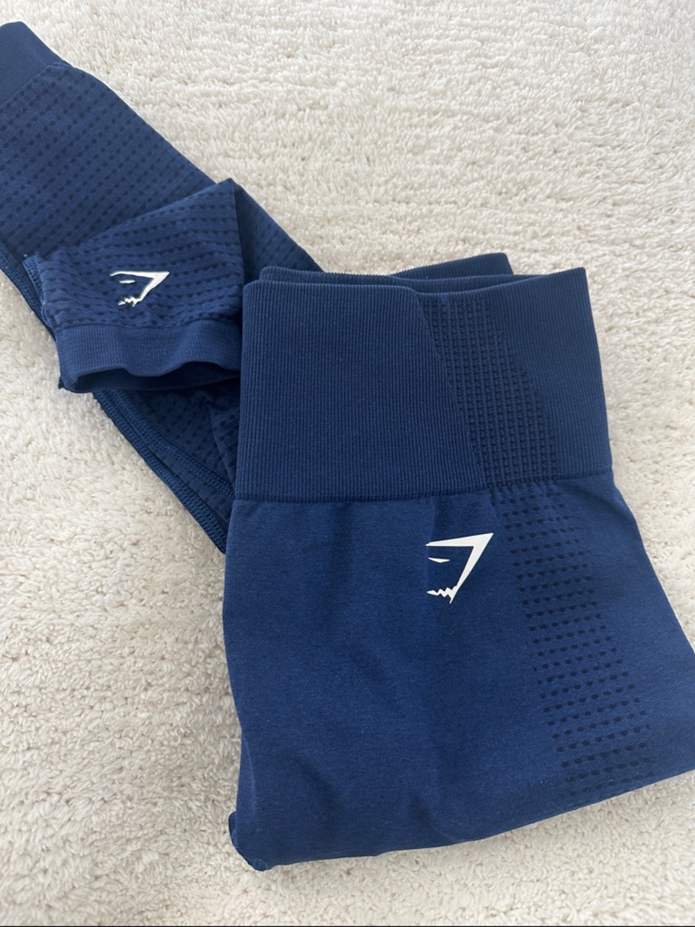 Gymshark Navy Seamless High-Waist Workout Leggings